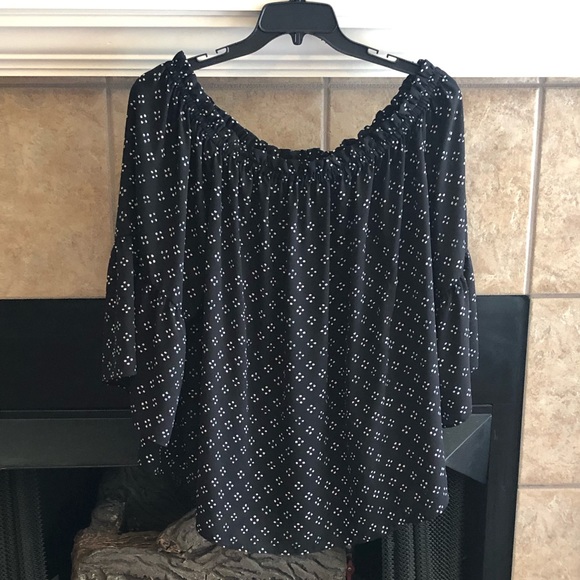 jcpenney plus size peasant tops